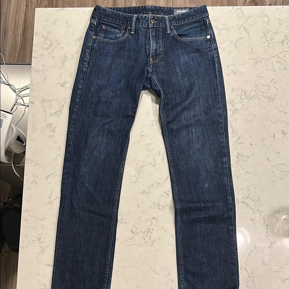 Bonobos Blue Straight Jeans Classic Style